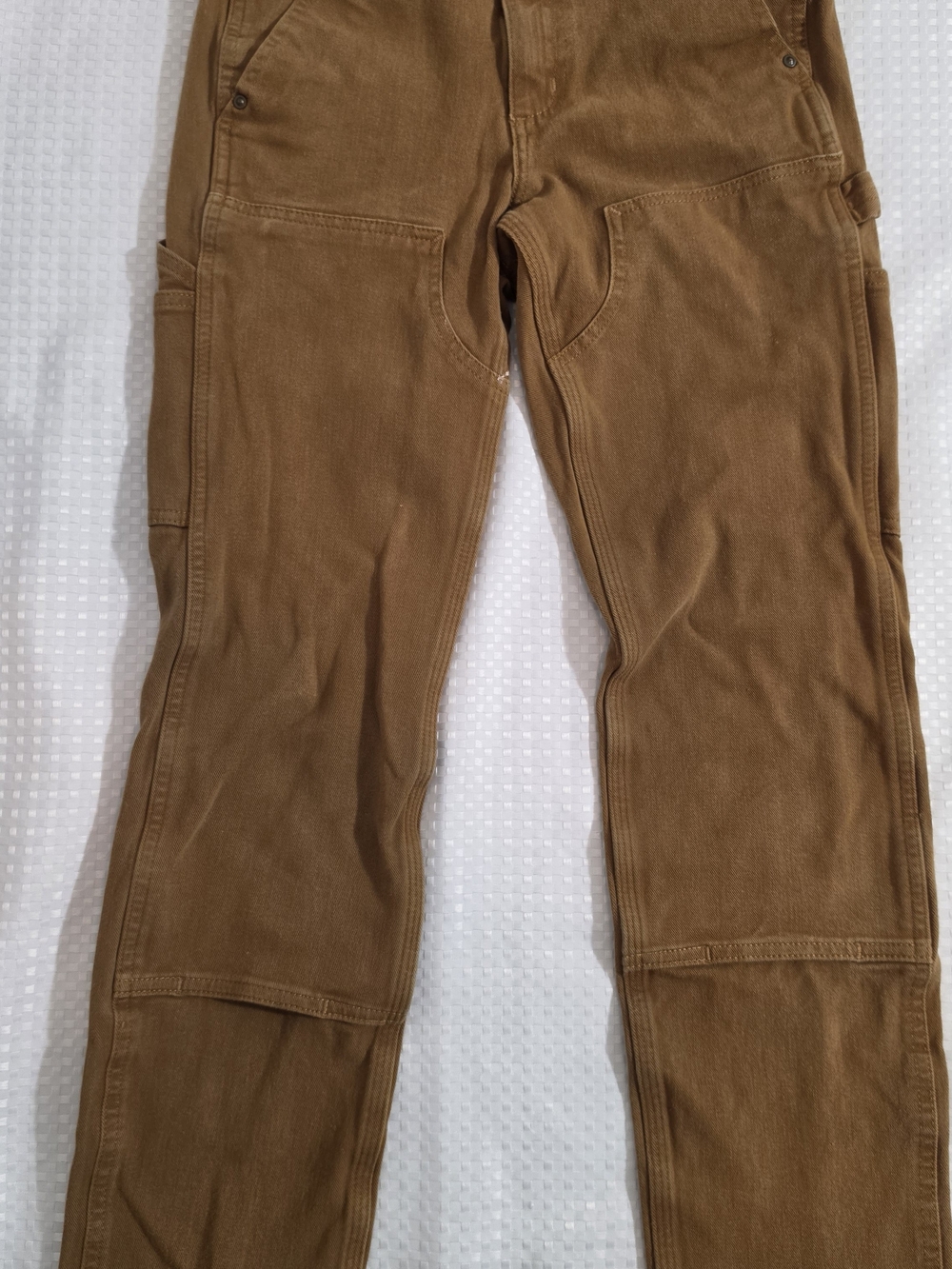 Carhartt Women's Rugged Flex Double-Front Work Pants Size 4 Regular Brown 104296